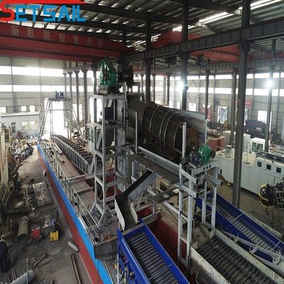 60m3-300m3 Kapazität Vollketten Eimer Diamant Bagger für den See kundenspezifisches Design