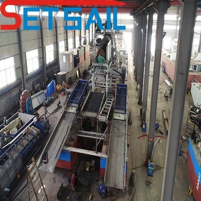 4kw*3-15kw*3 Migrationsgerät Menge Gold Diamant Flussbergbau Bagger für Flusssee