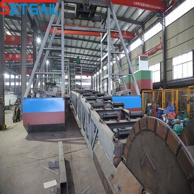 37kw-200kw Graben Hauptmotor Stromkette Eimer Fluss Diamant Bagger für Lake Gold