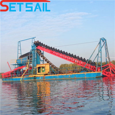 1.4mx1.2m-2.6mx1.5m Trommelbildschirm Länge und Durchmesser Kette Eimer Fluss Bergbaudräger