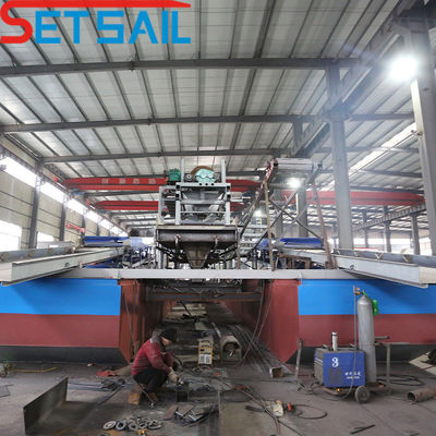 180000.000kg Paket Bruttogewicht Fluss Gold und Diamant Bagger mit Ketten Eimer