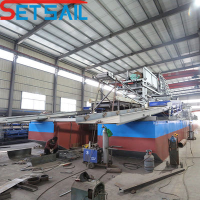 180000.000kg Paket Bruttogewicht Fluss Gold und Diamant Bagger mit Ketten Eimer