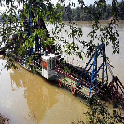 Vibration Chut Chain Bucket River Mining Dredger für Gold Dredging Tiefe 2-30m