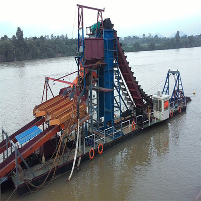 37kw-200kw Hauptmotor Kraft Fluss Bergbau Diamanten und Gold Bagger mit Konzentration