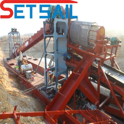 Chain Bucket Mining Dredger für Gold und Diamanten innerhalb von Dieselmotor-Generatorensätzen