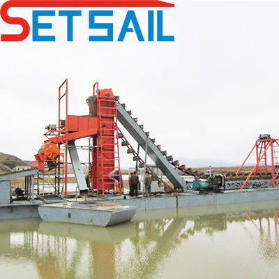 Chain Bucket Mining Dredger für Gold und Diamanten innerhalb von Dieselmotor-Generatorensätzen