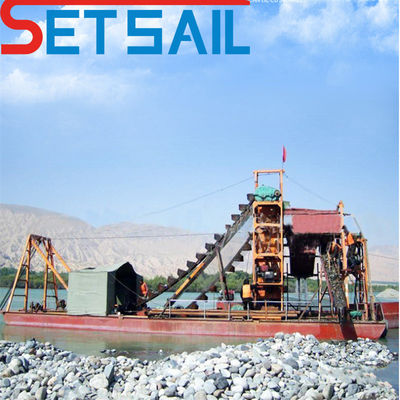 Chain Bucket Mining Dredger für Gold und Diamanten innerhalb von Dieselmotor-Generatorensätzen