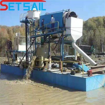 Set Sail 100m3/Stunde Eimer-Kette Gold-Dredger für die Auswahl und Panning Gold zu erschwinglichen Preisen
