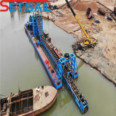 Goldbergbau-Dredger mit lebenslangem Kundendienst und Proben