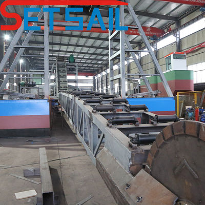 River Diamond Mining Machinery mit 11 kW Leistung Trommelbildschirm und 0,8 Meter Zug