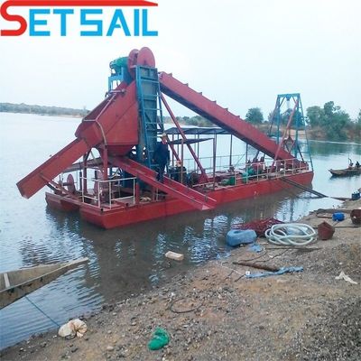 Fluss-Betriebskette Sandbagger mit Gesamtbrennstoffverbrauch 14L-39L und wettbewerbsfähig