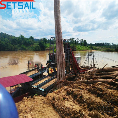 Elektro-Kette-Eimer-Fluss-Sandgräber für den Sandbergbau in schwierigen Umgebungen