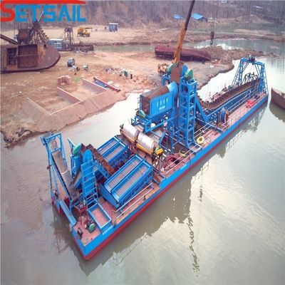 Elektro-Kette-Eimer-Fluss-Sandgräber für den Sandbergbau in schwierigen Umgebungen