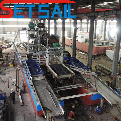 128-176PCS Elektrische Eimerkette Fluss Sand Schlamm Gold Bagger für ISO9000 Dezertifizierung