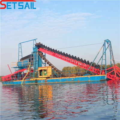 150 Kubikmeter pro Stunde Eimerkette Goldbergbau-Dredger für die Volumen-Goldproduktion