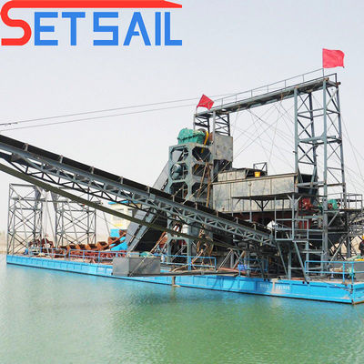 Ausrüstung für die Bergbautechnik von Chain Bucket River für die Gewinnung und Gewinnung von Golddiamanten