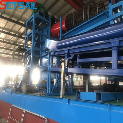 95 kW-260 kW Gesamtstromkette Eimer Fluss Sand Gold Bagger mit Anker Winch Position