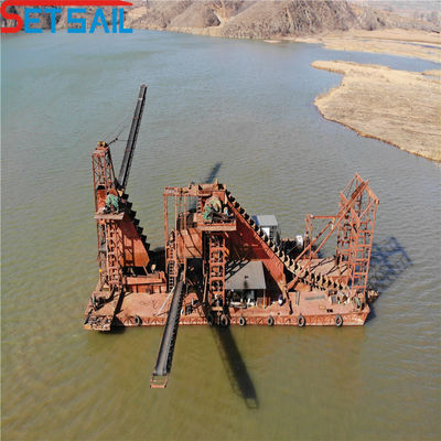 Kettengewässer Sand-Diamant-Dredger vollautomatisch für Goldforschungsanlagen