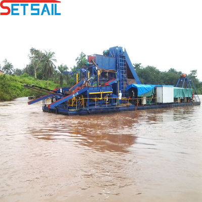 75kw-240kw elektrische Stromkette Eimer Sandschiff mit Trommel Bildschirm innerhalb Ihres Budgets