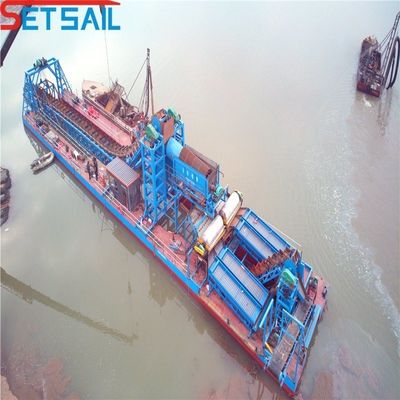 1.0m-2m Hochketten-Golddredger für reibungslose Bergbauoperationen in flachen Gewässern