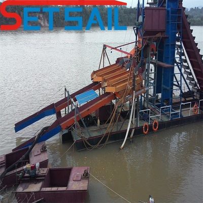 River Chain Bucket Gold- und Diamantenbergbaumaschinen für MM-16 CTN Slot Typ Ihre Bedürfnisse