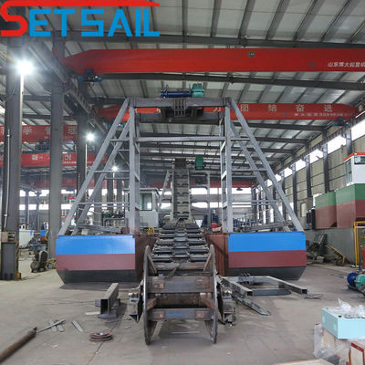 Chain Bucket Lake Diamond Machinery für River Gold Hull Abmessungen 23m-49m und QHSS-8
