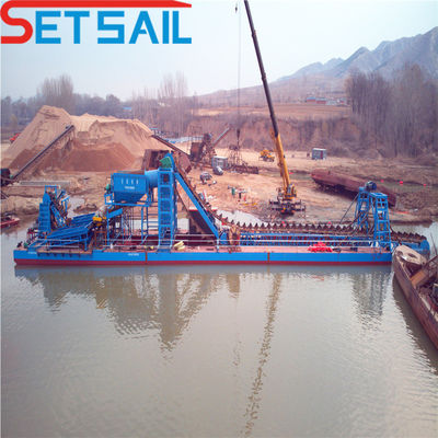 4kw X 3-10kw X3 Migrationsgerät Kette Eimer Fluss Goldbergbau Maschinen mit Jigging
