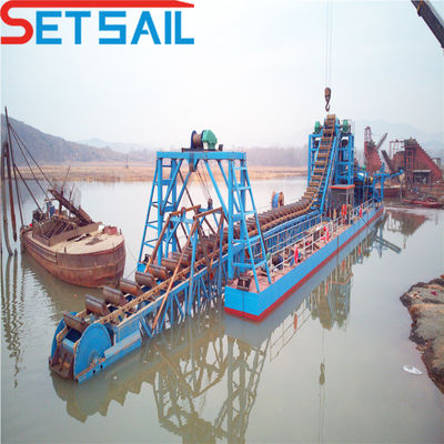 86PCS-100PCS Höhe 1,0 m-2 m Flusskette Eimer Goldgräbermaschinen mit Zentrifuge