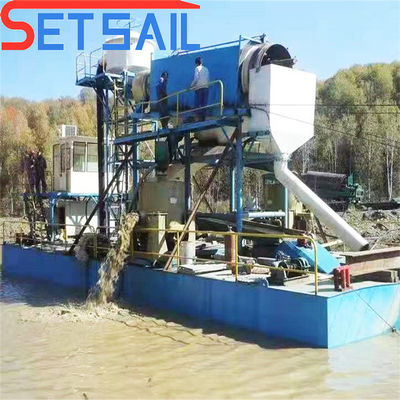 Multifunktionsketten-Eimer-Sand-Gold-Dredger für den Fluss-Bergbau und ISO.