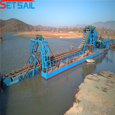 Spezialisierte Leistung Kette Eimer River Gold Bagger mit 128-176PCS Chian Menge