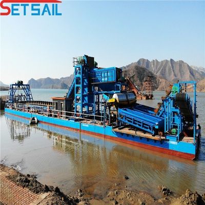 Spezialisierte Leistung Kette Eimer River Gold Bagger mit 128-176PCS Chian Menge