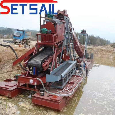 7.5kw-100kw Hebemotor Elektrische Kette Eimer Gold und Diamant Fluss Mining-Maschine