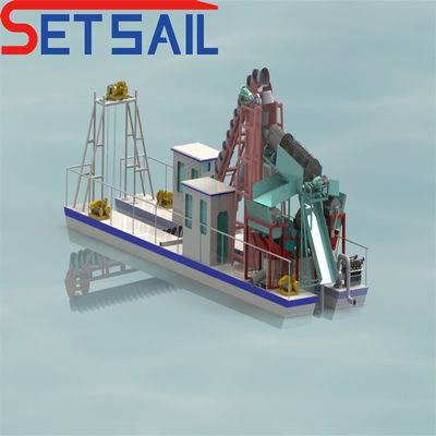 7.5kw-100kw Hebemotor Elektrische Kette Eimer Gold und Diamant Fluss Mining-Maschine