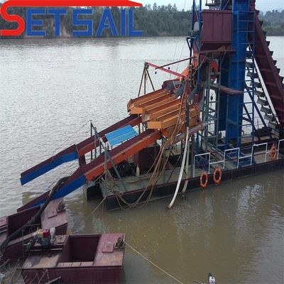 7.5kw-100kw Hebemotor Elektrische Kette Eimer Gold und Diamant Fluss Mining-Maschine