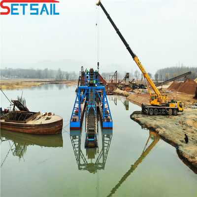 1800.00cm * 380.00cm * 150.00cm CTD Schlitz Typ Eimerkette Gold Bergbau Diamant Bagger
