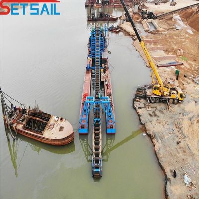1800.00cm * 380.00cm * 150.00cm CTD Schlitz Typ Eimerkette Gold Bergbau Diamant Bagger
