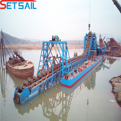 1800.00cm * 380.00cm * 150.00cm CTD Schlitz Typ Eimerkette Gold Bergbau Diamant Bagger