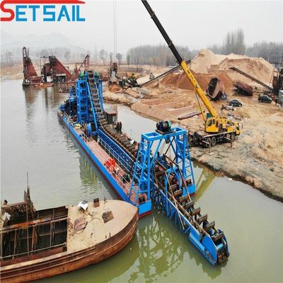 1800.00cm * 380.00cm * 150.00cm CTD Schlitz Typ Eimerkette Gold Bergbau Diamant Bagger