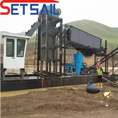 ISO.CE-zertifizierte Bergbau-Gold-Diamant-Dredger für Flussgrube-Maschinenanlagen