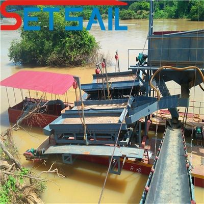 1.0m-2m Fluss-Mining Gold Boot mit Agitation-Schuhe und Teppich 30 Tage Rückerstattungsgarantie
