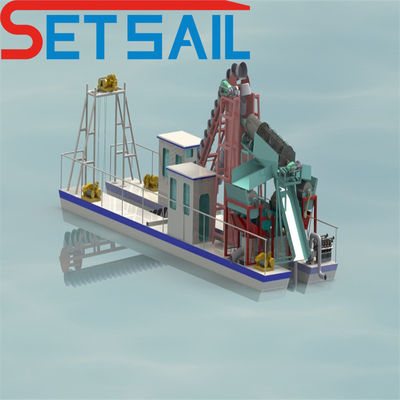 Elektrische QHMB-3 Lake Chain Bucket Gold Mining Dredger für River Diamond zu erschwinglichen Preisen