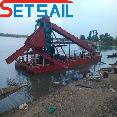 Elektrische QHMB-3 Lake Chain Bucket Gold Mining Dredger für River Diamond zu erschwinglichen Preisen