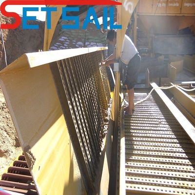 Cummis und Weichai Generator Land Gold Diamanten Bergbaumaschinen mit Vibrationsschuppen
