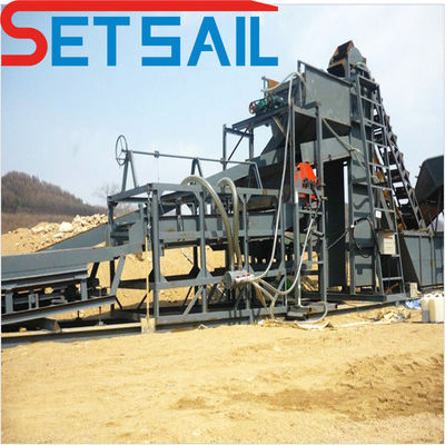 Cummis und Weichai Generator Land Gold Diamanten Bergbaumaschinen mit Vibrationsschuppen