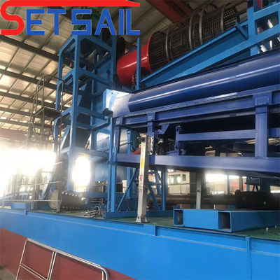 37kw-150kw Baggerung Stromkette Eimer Fluss Goldbergbau Bagger mit Agitation Schacht