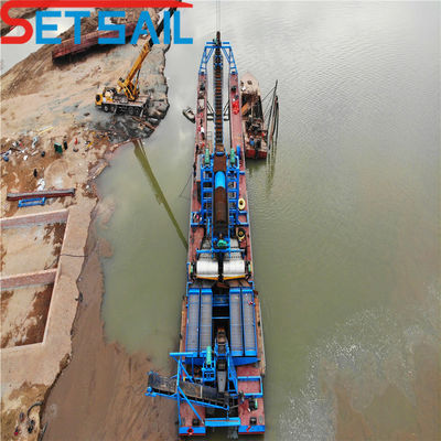 100 t/h Flussbergbaudräger für Gold Diamant angetrieben durch 7.5kw-100kw Hebemotor