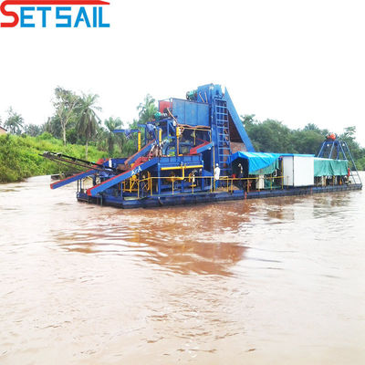 75 kW-150 kW Generator Stromkette Eimer Gold Bagger für Goldförderung und -gewinnung