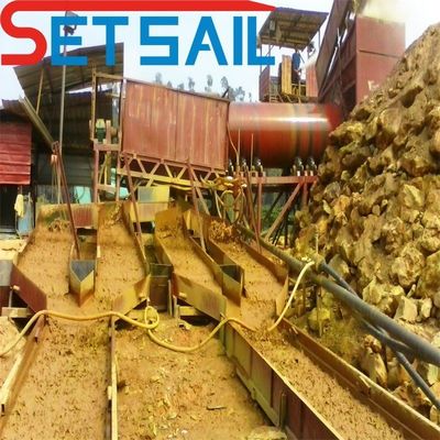 Goldbergbaugeräte mit 8-15 Meter Kopf und 0,07 m3 Eimerkapazität