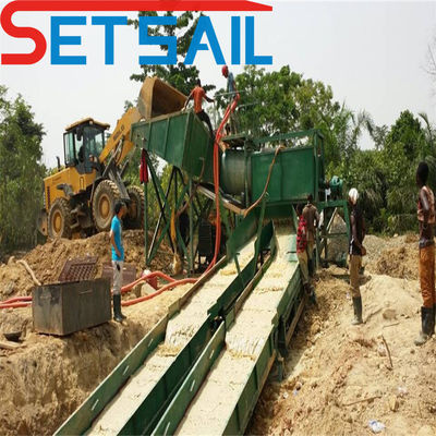 Goldbergbaugeräte mit 8-15 Meter Kopf und 0,07 m3 Eimerkapazität