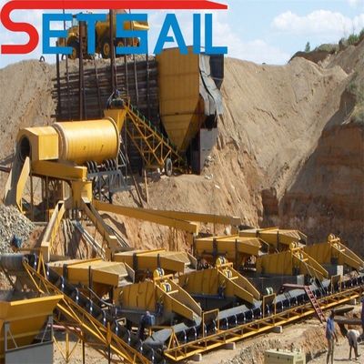 Goldbergbaugeräte mit 8-15 Meter Kopf und 0,07 m3 Eimerkapazität